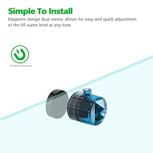 Image of Auto Top Off System Saltwater Aquarium, Water ATO for Reef Fresh Tank | Stable Water Levels & Salinity, QST Real-Time Anti-Overflow, 1mm Precision Sensing, Easy Setup, 2-Year Warranty, Blue