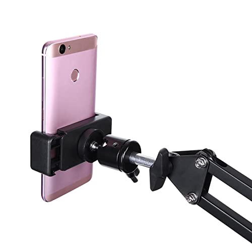 POCREATION Suporte móvel flexível, braço longo universal com rotação 360 para mesa de cama