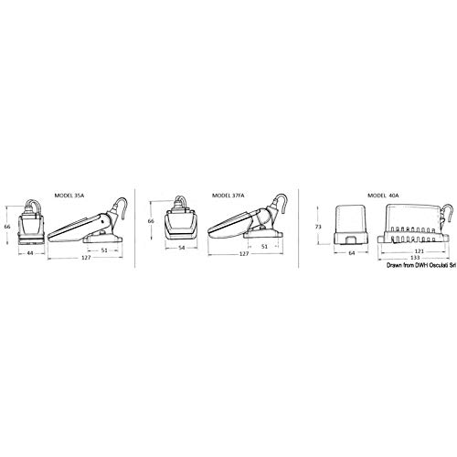 OSCULATI Interruttore Automatico Rule 35A 14AMP per Pompe SENTINA