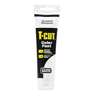 T-Cut Color Fast White Car Wax Polish Scratch Remover Color Enhancer, 5.3 Oz
