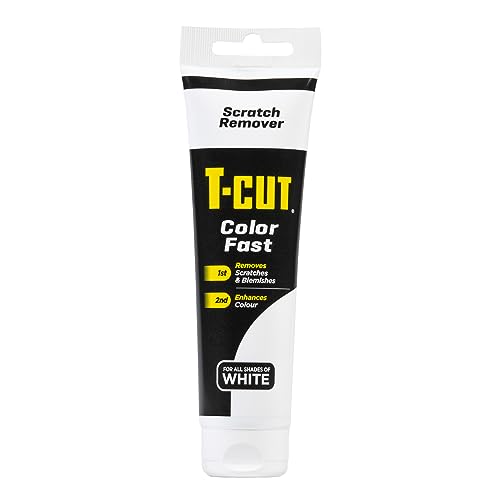 T-Cut Color Fast White Car Wax Polish Scratch Remover Color Enhancer, 5.3 Oz