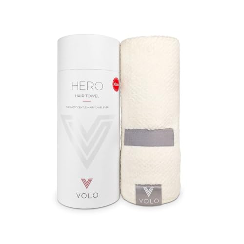 VOLO Hero Hair Towel – Ultra Soft Nanoweave™ Microfiber, Super Absorbent Quick…