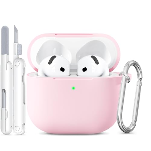 TNSNK for AirPods 4 Case Cover, Silicone Protection Case for Airpods 4 Noise Cancellation/4th Generation - [Support Wireless Charging]