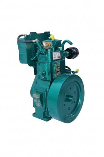 Image of SUPER BHARAT 5 HPSingle Cylinder High Speed Air Cooled Diesel Engine 3.7 kW 1500 RPM 1 Cylinder Bore X Stroke 85X80mm Cubic Cap. /cyl. 345 fuel consumption at full load 240g /Kwh Weight 140Kg