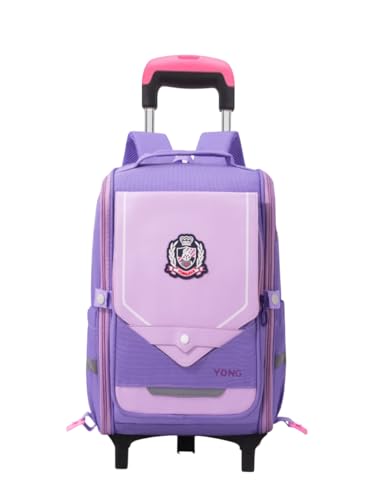 Image of Tinytot Hello Kitty Printed Design School Bag 26 Litre, Stylish & Trendy Water Resistant High Storage School Collage Travel Backpack for Boys & Girl, 18 Inch with Trolley