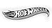 Black and Chrome Hot Wheels Edition 3D Car Emblem for Chevy Camaro