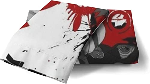 Vikney Anime 3-Piece Duvet Cover Set Bedding Set Ultra Soft Reversible Breathable 3D Printed Microfiber Comforter Cover Protector Cute Cartoon Bed Cover Set Pillowcases (05,Twin 68X86Inch) #TOP2