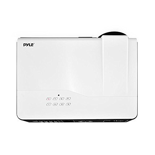 Pyle Video Projector 1080P Full Hd Professional Cinema Home Theater Projection, Digital Multimedia File, Keystone Adjust Picture Presentation & Supports Usb & Hdmi For Tv, Computer & Laptop-(Prjd903) #TOP2