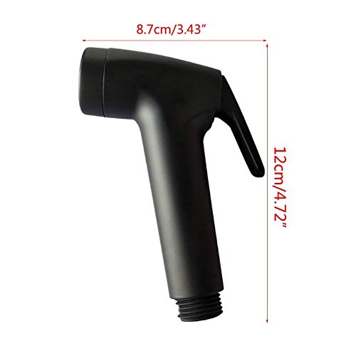 Bidé de mano negro de diseño resistente con manguera flexible de ducha 3
