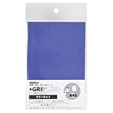 GRIPLUS（グリップラス） 極薄・強力 滑り止めシール フリーカット はがきサイズ (パープル 1)