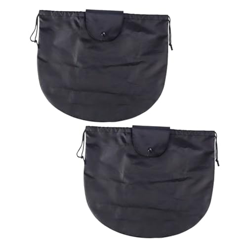 Zerodeko 1set Motorcycle Storage Bag Drawstring Pouch for Half Face Helmets Lightweight Holder for Skiing Biking and Motorbike Use 2pcs