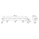 Pluton Total White, LED-Leiste 2 Funktionen - 10/30V - 559x81 mm