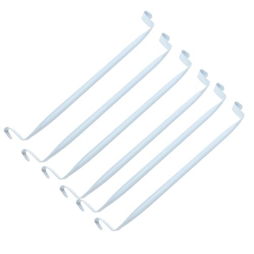 BESPORTBLE Barra para Colgar Ropa 6 Piezas, Soporte de Hierro para Armario y Closet, Organizador para Prendas en Dormitorio o Sala
