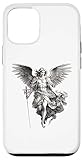 iPhone 14 St Michael the Archangel in Tattoo Style Christian Case