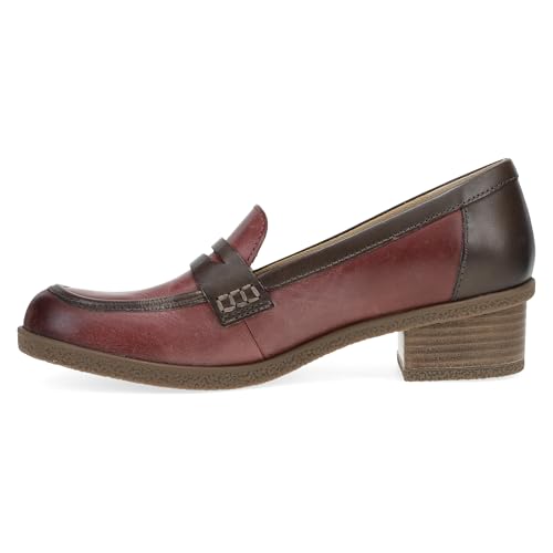 Image of Dansko Danica Heeled Loafer for Women - Waterproof Leather with Rubber Outsole and Leather Stacked Heel for Long-Lasting Style in Any Weather