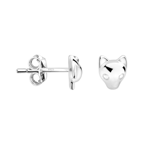 Clou d'oreille chat argent 925 SOFIA MILANI pour votre style quotidien