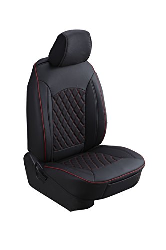 Aegis Cover Semi Custom Pvc Leather Seat Covers A Pair For Honda Cr-V (2006–2011) Front Seats (Black) #TOP1
