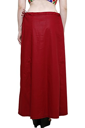 Image of Pistaa combo of 3 Women's Cotton Best Indian Readymade Inskirt Saree petticoats