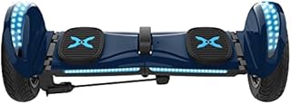 Hover-1 Rogue Electric Folding Hoverboard | 9MPH Top Speed, 7 Mile Range, 5HR Full-Charge, Built-In Bluetooth Speaker, Rider Modes: Beginner to Expert, Blue