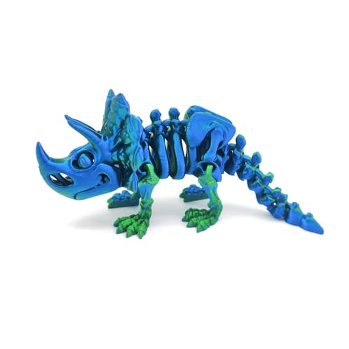 3D�v�����g ���� 3D�v�����g �g���P���g�v�X �X�P���g�� ���� �z�[�� �I�t�B�X �G�O�[�N�e�B�u �f�X�N �f�R���[�V���� �T�v���C�Y �t�@���^�W�[ �M�t�g-Blue Green||21cm/8.3in [���s�A���i]