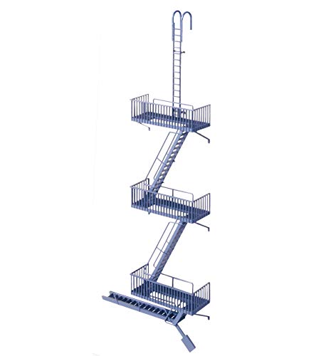 Preisvergleich Produktbild Walthers Cornerstone 533729" Feuertreppe Modellbausatz