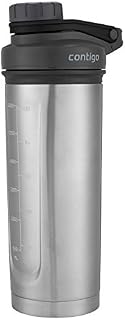 Contigo Shake & Go Fit THERMALOCK Stainless Steel Shaker Bottle, 24 oz., Black
