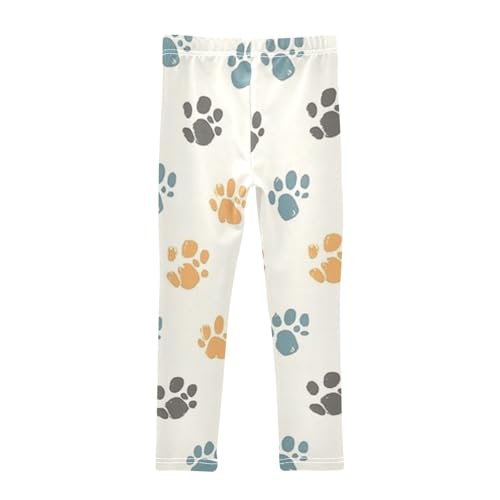 Girls Leggings Cute Pet Paw Toddler Girls Clothes Leggings for Girls Toddler Girls Leggings 3-4T2