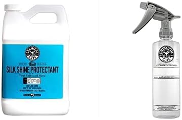Chemical Guys TVD_109 Silk Shine Sprayable Dry-to-The-Touch Dressing/Protectant Tire Shine (Works on Tires, Rubber, Trim, Vinyl, Plastic & More), 1 Gal. with 16 oz. Spray Bottle (2 Item Bundle)