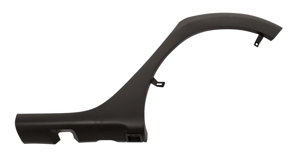 Prasco Schwarz - Da2261584 - Dacia - Sandero Stepway - Mod. 01/13-12/16 - Radlaufleiste Hinten Links-Vorderer Teil-Genarbt