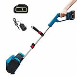 Elektrische Schneeschaufel - Kabelloses Design mit verstellbarem Teleskopgriff für mühelose Schneeräumung