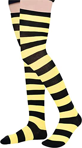 Zmart Women's Striped Thigh High Socks - Long Over The Knee Socks for Teens and Women2