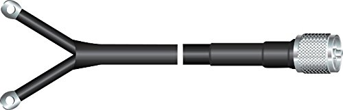 3.0' RG213/U w/ PL259 to Ring Terminals Split 4