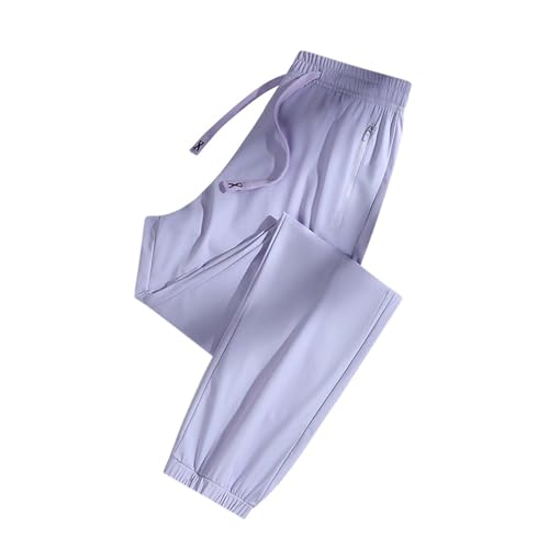 Sweat Pants for Womens 2025 New Ultra Stretch Active Quick Drying Work Pants Casual Breathable Athletic Trousers A-Purple