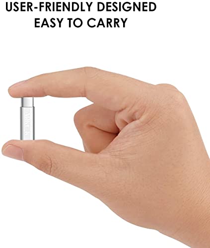 Arktek Usb-C Adapter I Os Lighting Cable (Female) To Usb Type C (Male) - Only Charging Adapter For Phone 13 Galaxy S20 Note 10 Pixel 4 And More (2 Pack, Silver) #TOP6