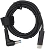 Toptekits Cable PD Tipo-C a 5.5x1.7mm para Acer Laptop 19V Carga rápida Cable 5 pies/1.5m 6
