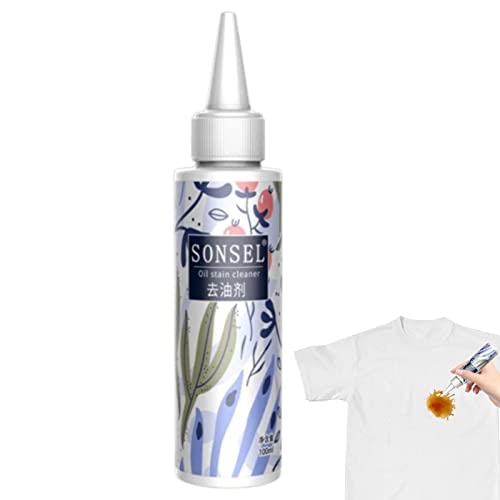 Removedor de Manchas de Roupas - Líquido de remoção de manchas de óleo de 3,5 onças - Spot Treater p