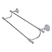 Allied Brass RW-72/36 Retro Wave Collection 36 Inch Double Towel Bar, Satin Chrome