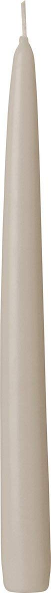 IHR Tapered Candle 24cm Solid Coloured - (Linen)