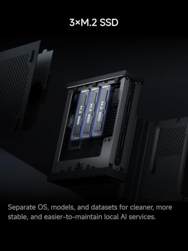 Image of MINISFORUM MS-03 Mini Workstation Core Ultra 5 336H(12C /12T, up to 4.6GHz) 32G RAM 1TB SSD, 2x10G SFP+, 1x10G + 1x2.5G RJ45, HDMI|2xUSB4 Output, 2X DDR5 Slot, 5X SSD Slot Mini PC