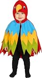 TRANSFORME TON PETIT EN UN PERROQUET AMUSANT ! - Comprend la cape et la capuche. Ne comprend pas le pantalon ni les chaussures. Parfait pour les fêtes d'animaux et des moments inoubliables !