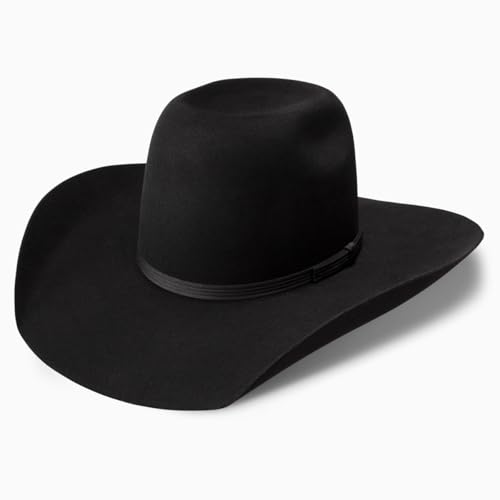 RESISTOL Hooey Day Money - (4X) Wool Cowboy Hat Black (7 3/4)
