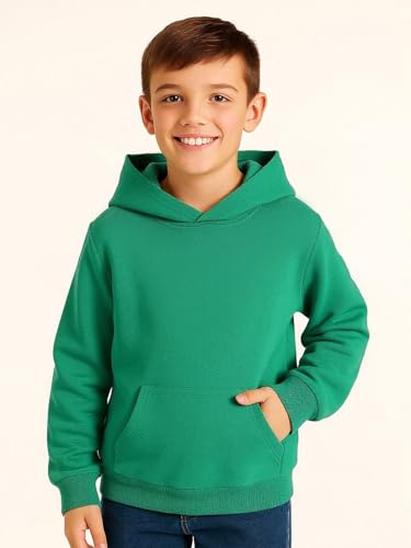 Image of HILEELANG Boy Hoodie Sweatshirt Zip-Up Cotton Casual Pocket Jacket Spring Fall Clothes