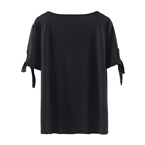menolana Camiseta para Mulheres com Gola Larga Folgada de Verão, XL 2XL 3XL 4XL 5XL - 2XL