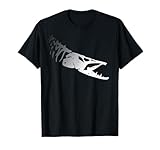 Cooles Angelshirt ' Hecht Skull ' Angel T-Shirt für Angler T-Shirt