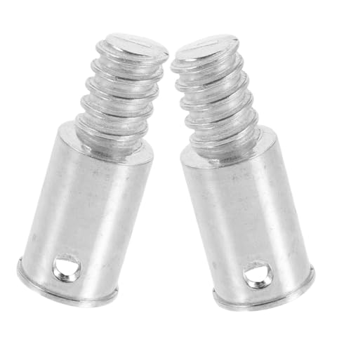 HAPINARY Broom Handle Threaded End Attachments 2pcs Mop Stick Pole Tip Replacement for Cleaning