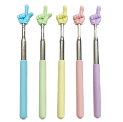 のびのび指さし棒 パステル 5色セット 指さし棒 アンテナ棒 指示棒 指指し棒 おもちゃ 玩具 パステルカラー かわいい 縁日 イベント 景品 配り物 お祭り 夏祭り セット販売 まとめ買い