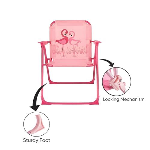 Image of Cartoon Design Kids Beach Chair - Compact, Lightweight & Kid-Friendly Outdoor Chair for Toddlers & Children - Perfect for Kids Camping, Backyard, Beach Days (1Pcs)