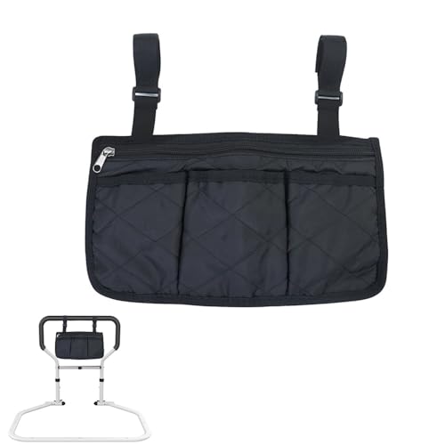 DeaHea Bed Rail Organizer with Cup Holder and Pouch