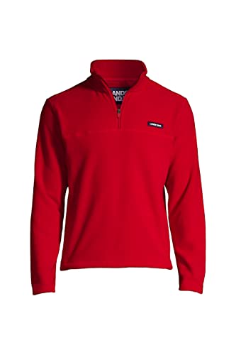 Image of Lands' End Men's Anyweather Fleece Quarter Zip Pullover
