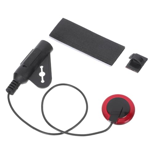 GOOHOCHY アコースティックギターのサウンドホールピックアップ 簡単にインストール 元のサウンドを復元 ウクレレ バンジョー用ギターピックアップ XT-20 レッド